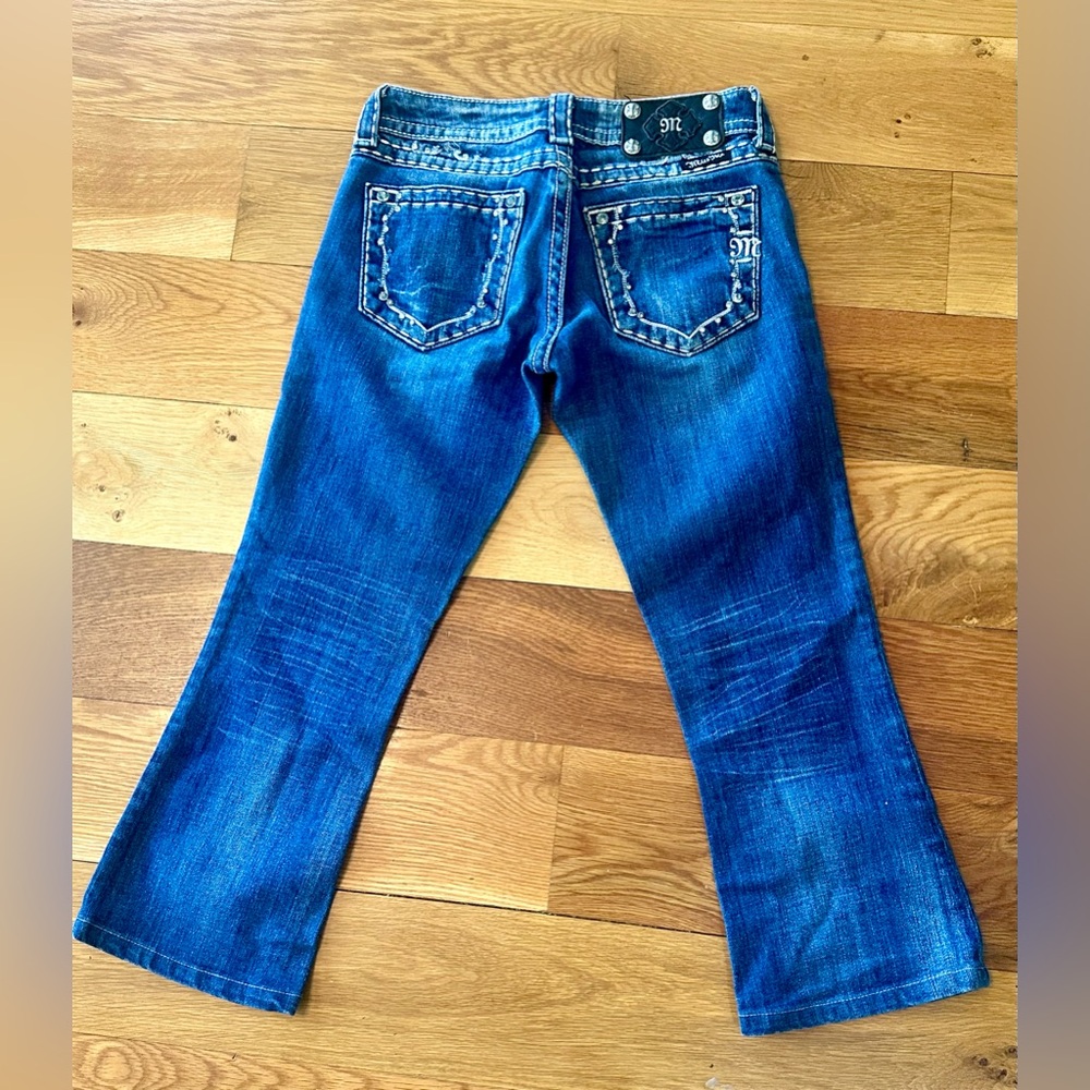 Miss Me Denim 5 Pocket Low Rise Capri Jeans size 25 JWS161B2R - Picture 7 of 11